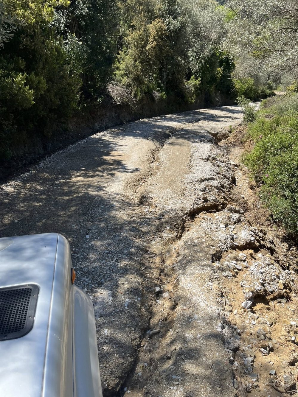 Για κίνδυνο ατυχήματος στην περιοχή Κεχριάς από την κατάσταση του δρόμου προειδοποιεί ο Δημ. Σύμβουλος Νίκος Γιαμαρέλος