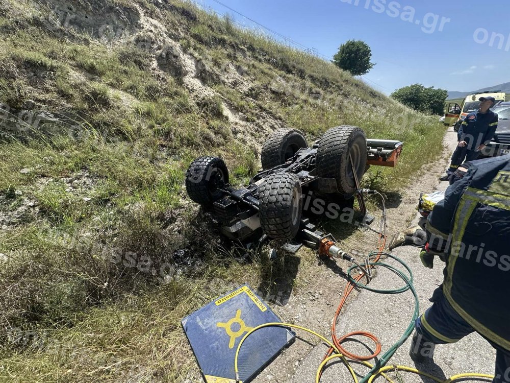 Τραγωδία σε χωριό της Λάρισας: Νεκρός 58χρονος που καταπλακώθηκε από το τρακτέρ του
