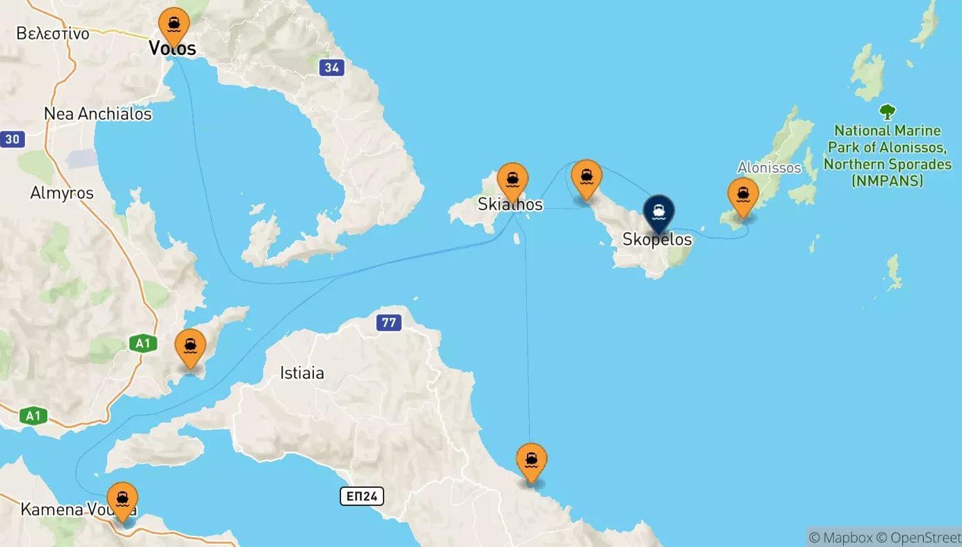 Ακτοπλοϊκές Γραμμές και Πύλες Εισόδου των Βορείων Σποράδων | του Αναστασίου Ζ. Κουκιά Μηχανικού Έργων Υποδομής Τ.Ε.