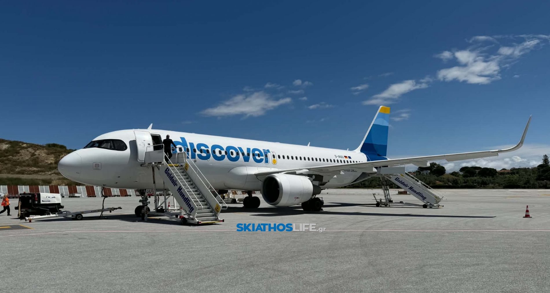 Ιστορική έναρξη των απευθείας πτήσεων από το Μόναχο προς τη Σκιάθο