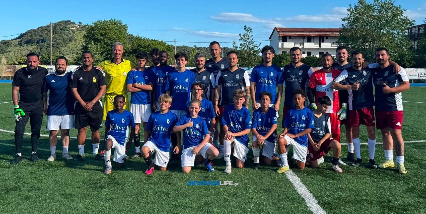 Φιλικό με τη Βελγική LEBRUN Academy είχε η ATHLETICO Skiathos Club (φωτο)