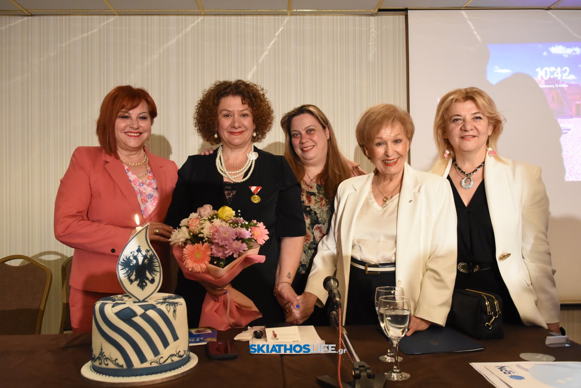 Με το Χρυσό Μετάλλιο της Φλόγας της Ειρήνης τιμήθηκε η Ησαΐα Τσαουσίδου Πρόεδρος της Ένωσης Ευρωπαίων Δημοσιογράφων