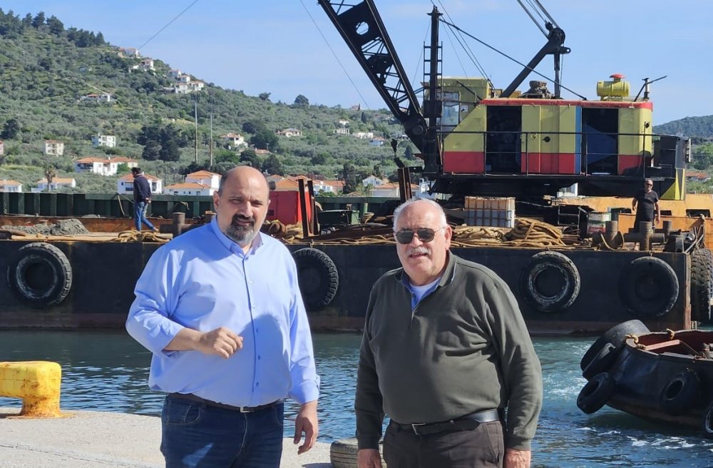 Χρ. Τριαντόπουλος: Τέλος Μαΐου ολοκληρώνεται η εκβάθυνση του λιμανιού της Σκοπέλου με προϋπολογισμό 184.000 ευρώ
