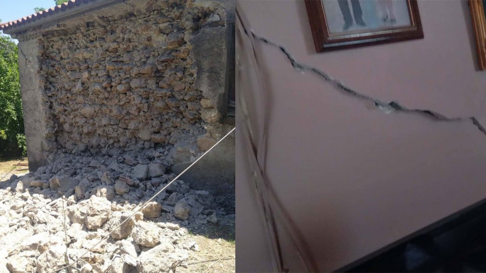 Μετρούν πληγές στην Εύβοια και στην ευρύτερη περιοχή από τους ισχυρούς σεισμούς