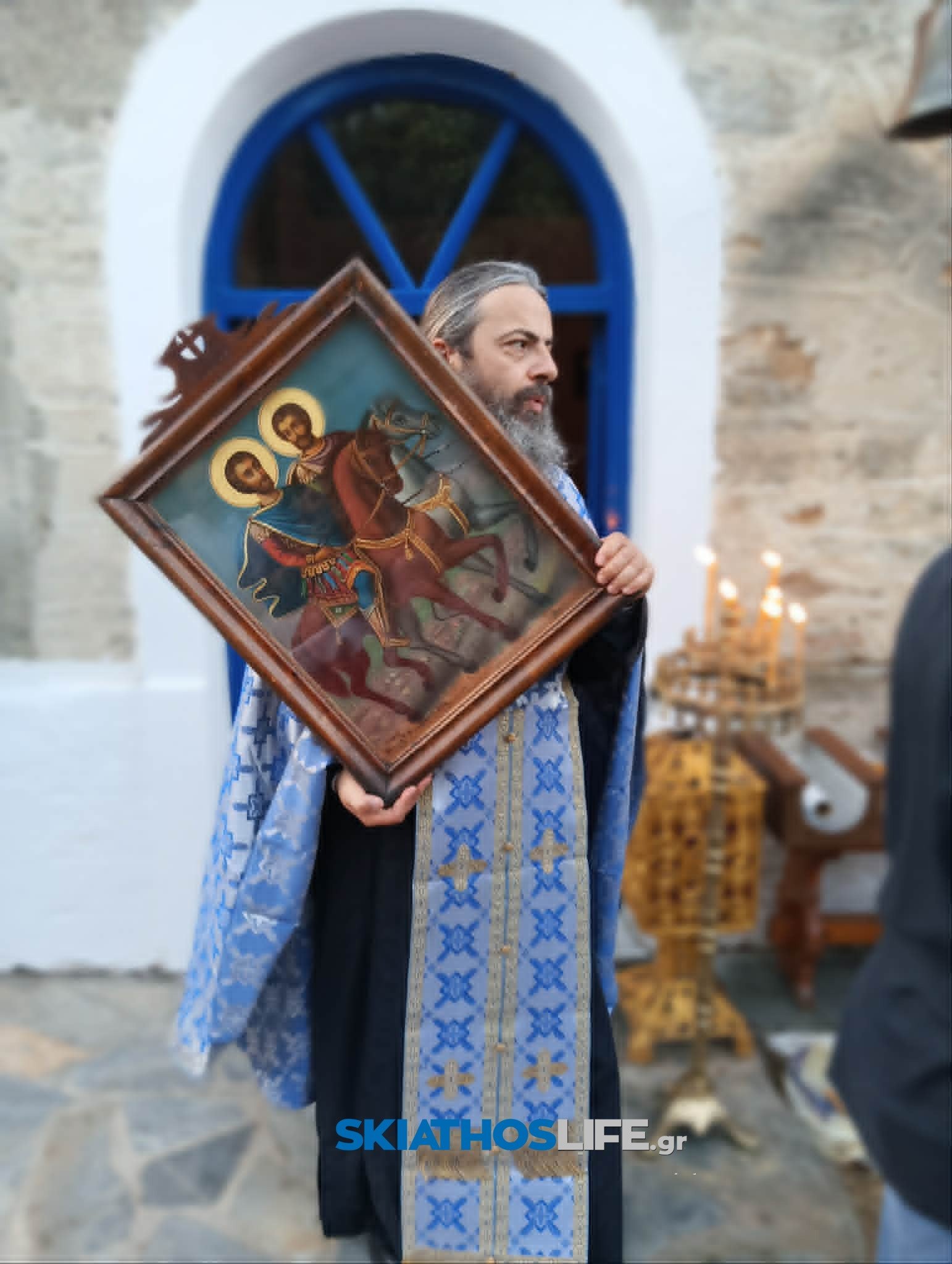 Ο εορτασμός των Αγίων Θεοδώρων στο εξωκλήσι της Σκιάθου