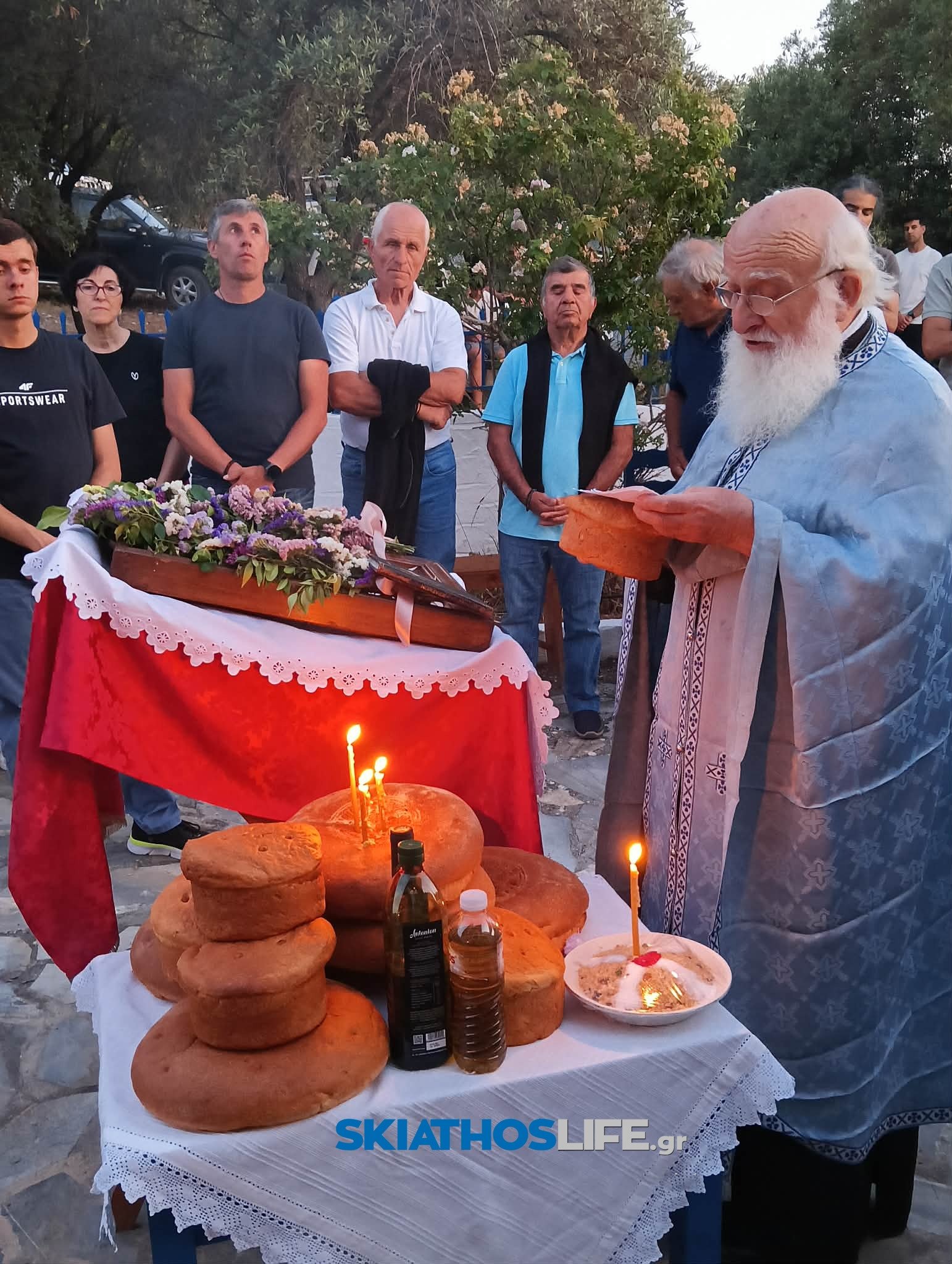 Ο εορτασμός των Αγίων Θεοδώρων στο εξωκλήσι της Σκιάθου