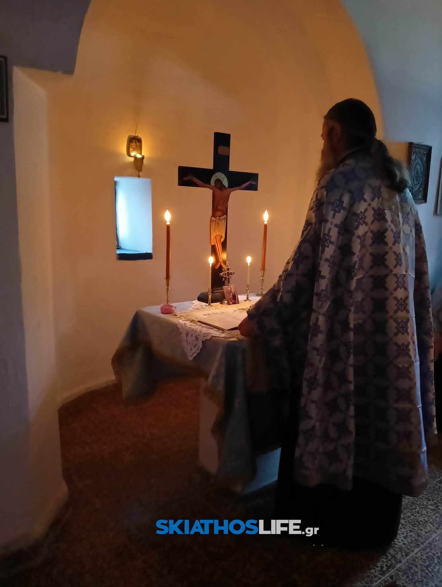 Ο εορτασμός των Αγίων Θεοδώρων στο εξωκλήσι της Σκιάθου
