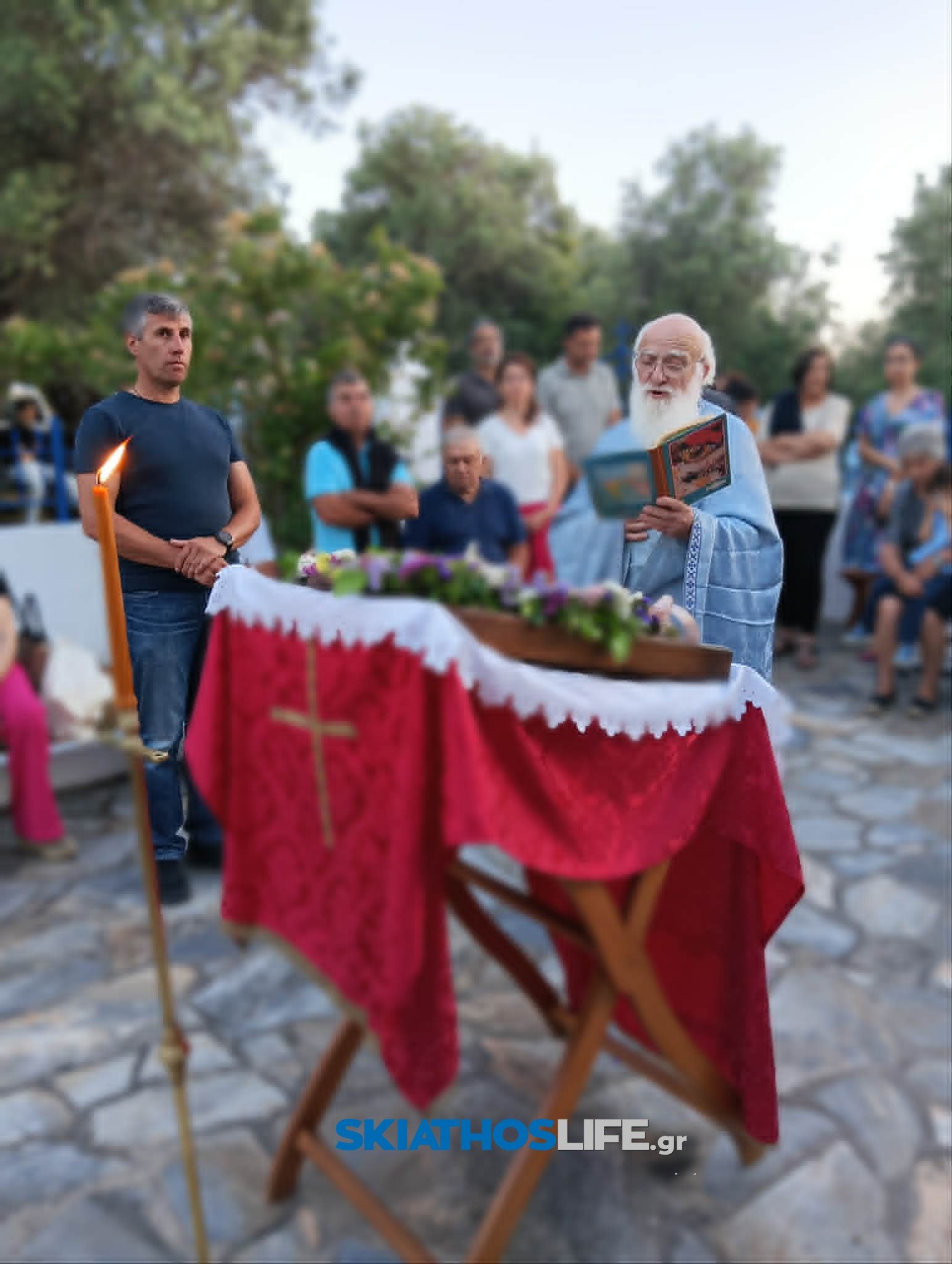 Ο εορτασμός των Αγίων Θεοδώρων στο εξωκλήσι της Σκιάθου