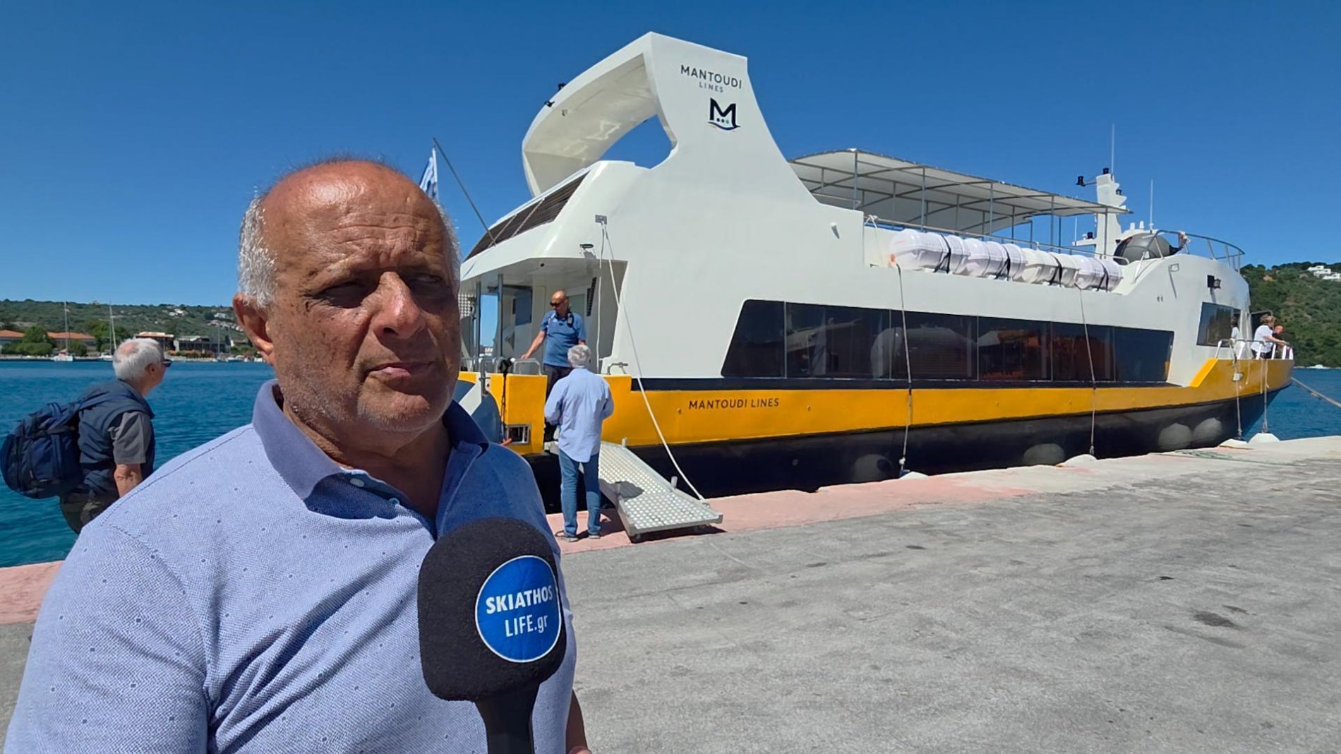 Η νέα γραμμή που ενώνει το Πήλιο με τις Σποράδες και το Βόλο είναι γεγονός | Να τη στηρίξουμε αναφέρει σε δηλώσεις του ο Πλοίαρχος Γιώργος Αντωνίου