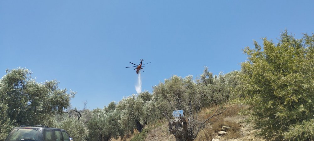 Στ. Περίσσης για φωτιά στη Σκόπελο: «Ευτύχημα ότι δεν πνέουν ισχυροί άνεμοι στην περιοχή» – Τέσσερα εναέρια μέσα στη μάχη