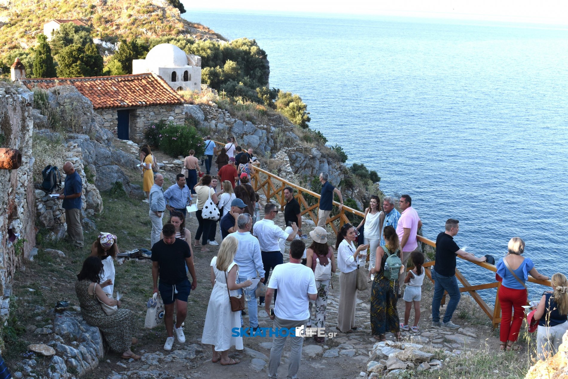 Το Κάστρο της Σκιάθου εντυπωσίασε τα μέλη της 5ης Επιτροπής Παρακολούθησης του ΕΣΠΑ Θεσσαλίας -αποκλειστικές φωτογραφίες-