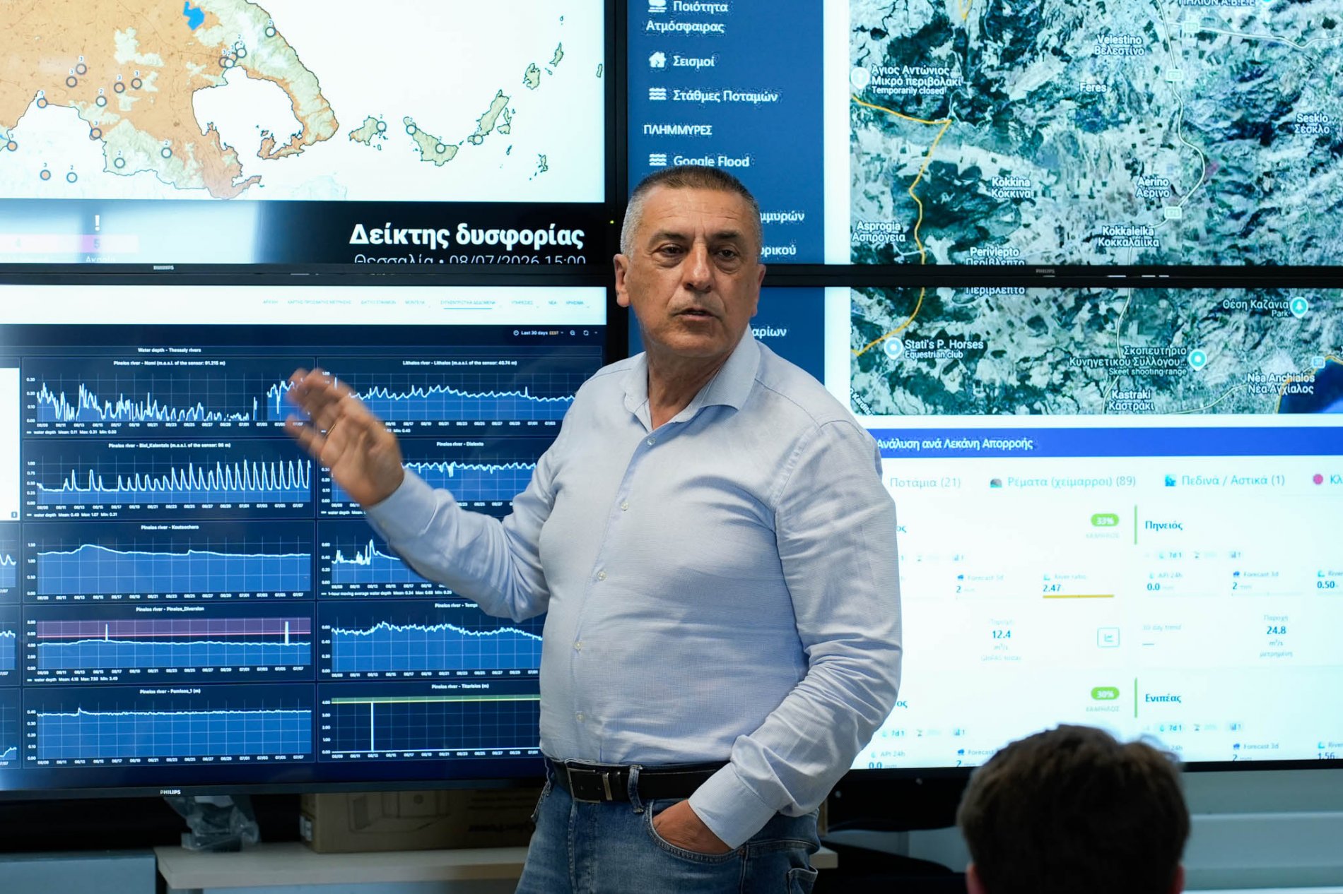 Στην Περιφέρεια Θεσσαλίας ομογενείς φοιτητές του Αμερικανοελληνικού Ινστιτούτου | Ενημέρωση για το νέο έξυπνο μοντέλο ατμοσφαιρικής ρύπανσης και την Πολιτική Προστασία