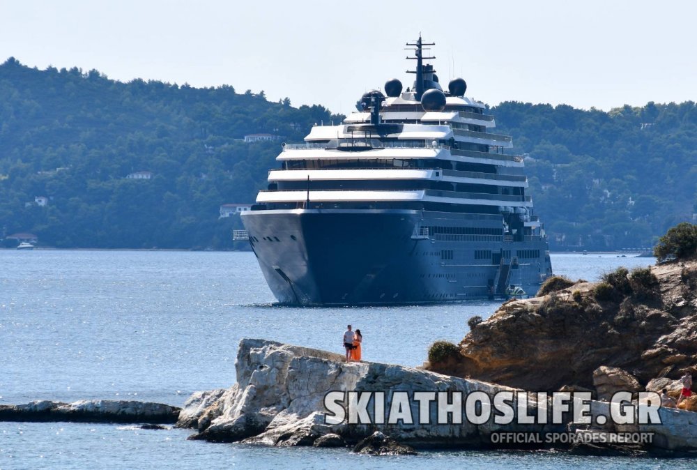 Πολυτελές κρουαζιερόπλοιο από την Τουρκία καταπλέει στη Σκιάθο το Σάββατο 18 Ιουλίου
