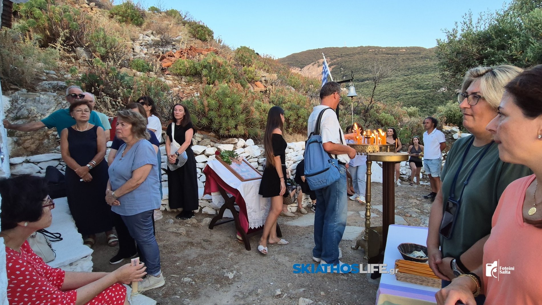 Ιερά Αγρυπνία στην Αγία Μαρίνα στο Κάστρο της Σκιάθου – Μια νύχτα προσευχής στον ιστορικό τόπο του νησιού (φωτο&video))