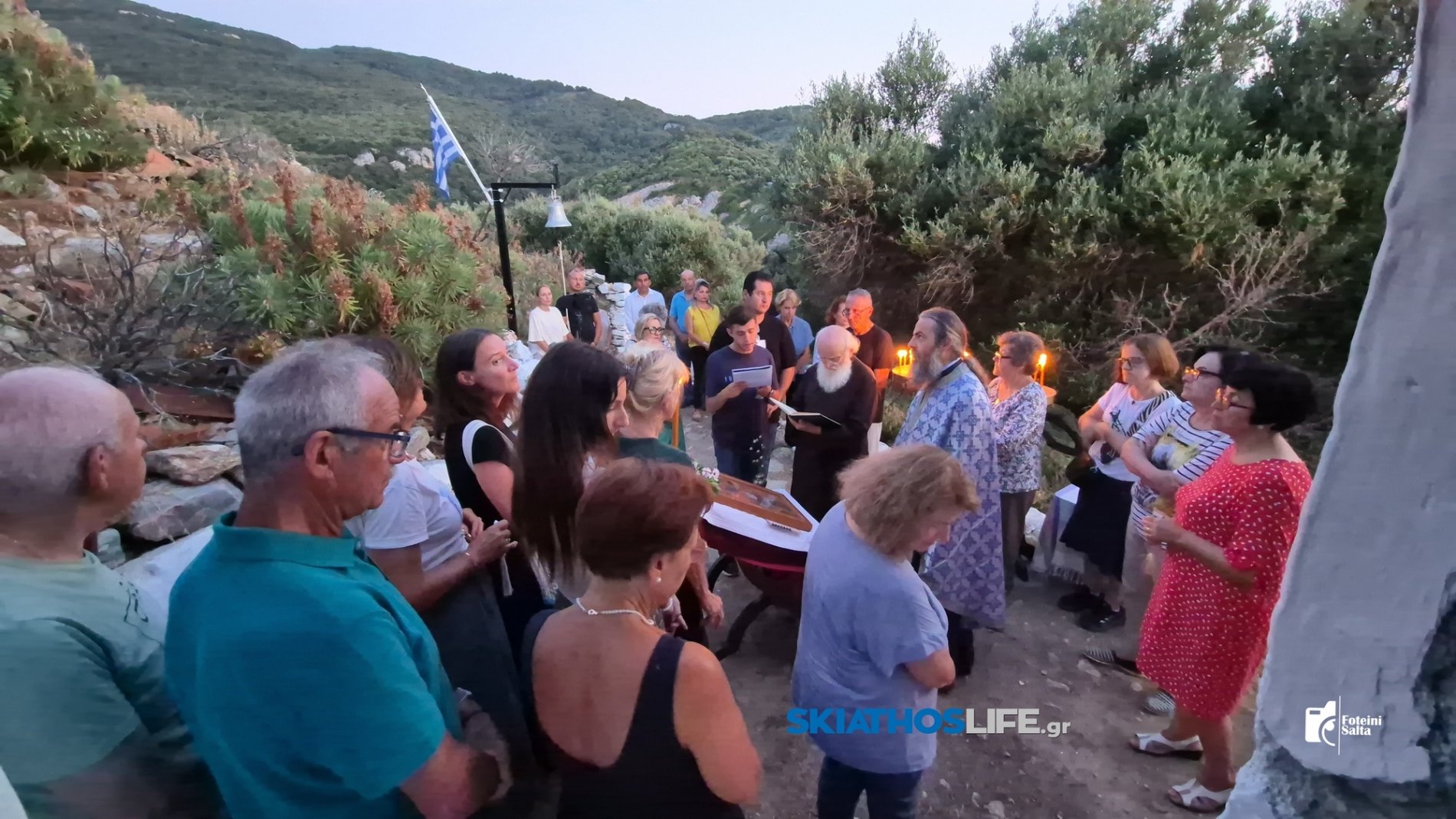 Ιερά Αγρυπνία στην Αγία Μαρίνα στο Κάστρο της Σκιάθου – Μια νύχτα προσευχής στον ιστορικό τόπο του νησιού (φωτο&video))