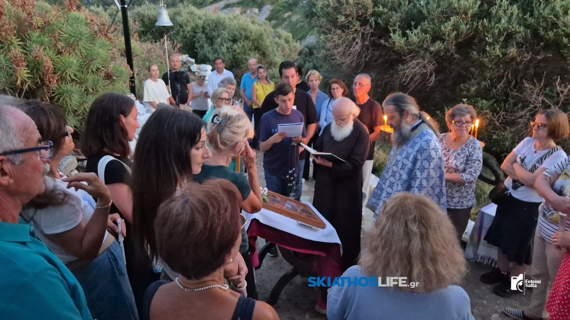 Ιερά Αγρυπνία στην Αγία Μαρίνα στο Κάστρο της Σκιάθου – Μια νύχτα προσευχής στον ιστορικό τόπο του νησιού (φωτο&video))