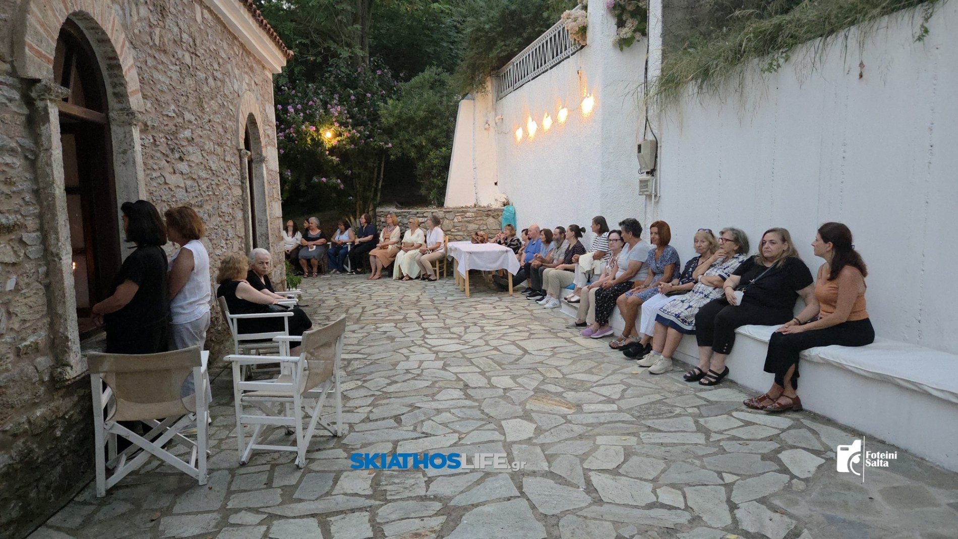 Πλήθος πιστών στην Ιερά Αγρυπνία του Προφήτη Ηλία στο ομώνυμο εξωκλήσι της Σκιάθου (video&photo)