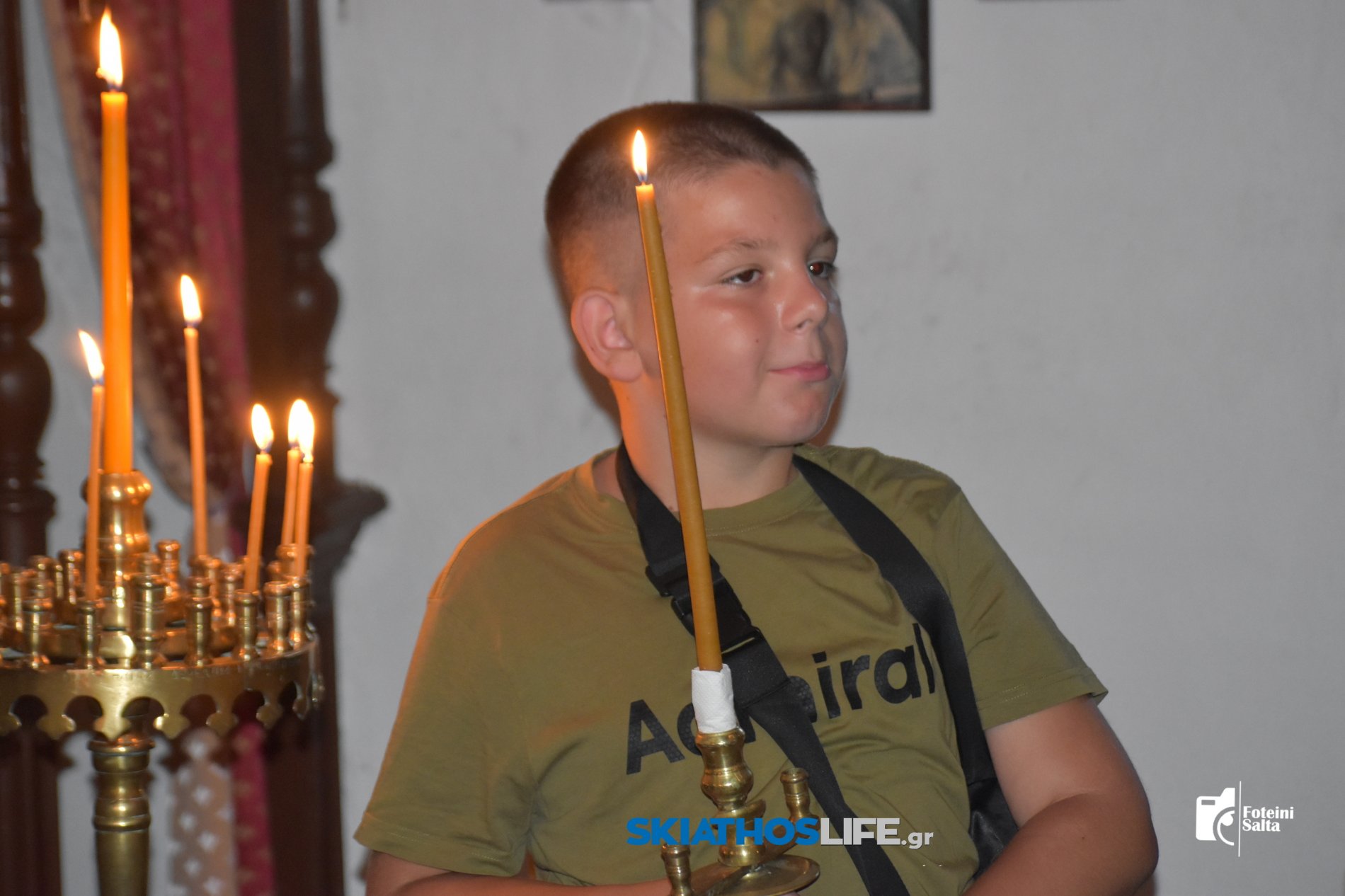 Πλήθος πιστών στην Ιερά Αγρυπνία του Προφήτη Ηλία στο ομώνυμο εξωκλήσι της Σκιάθου (video&photo)