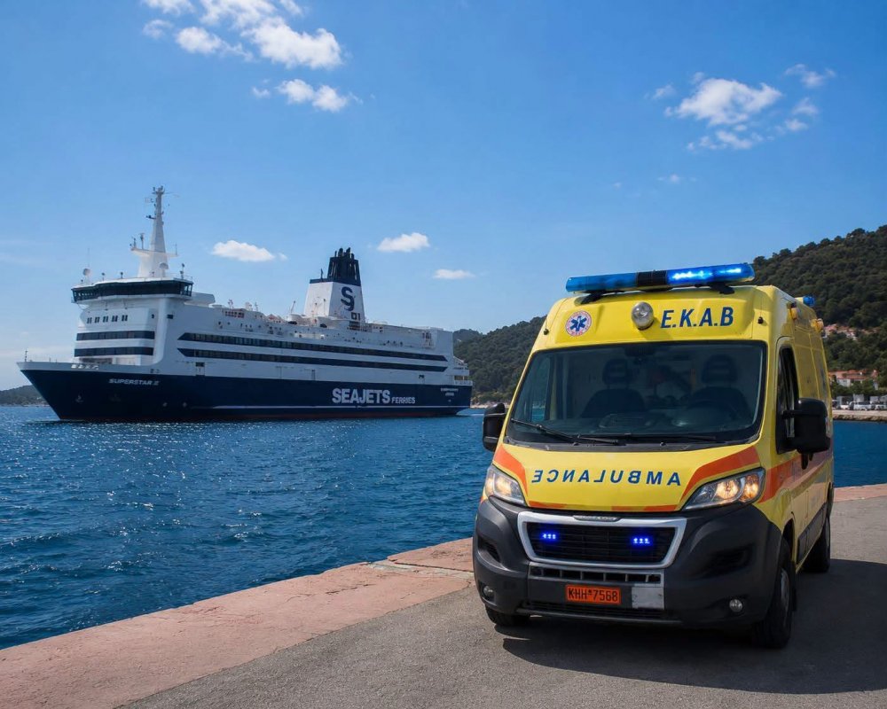 Ευχαριστήριο του Τομέα ΕΚΑΒ ΣΚΙΑΘΟΥ προς την Seajets και την κα Μακρή