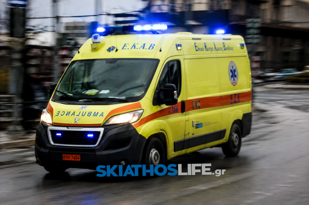 Τραγική κατάληξη για Σκοπελίτη | Άφησε την τελευταία του πνοή στο δρόμο για τη Λάρισα