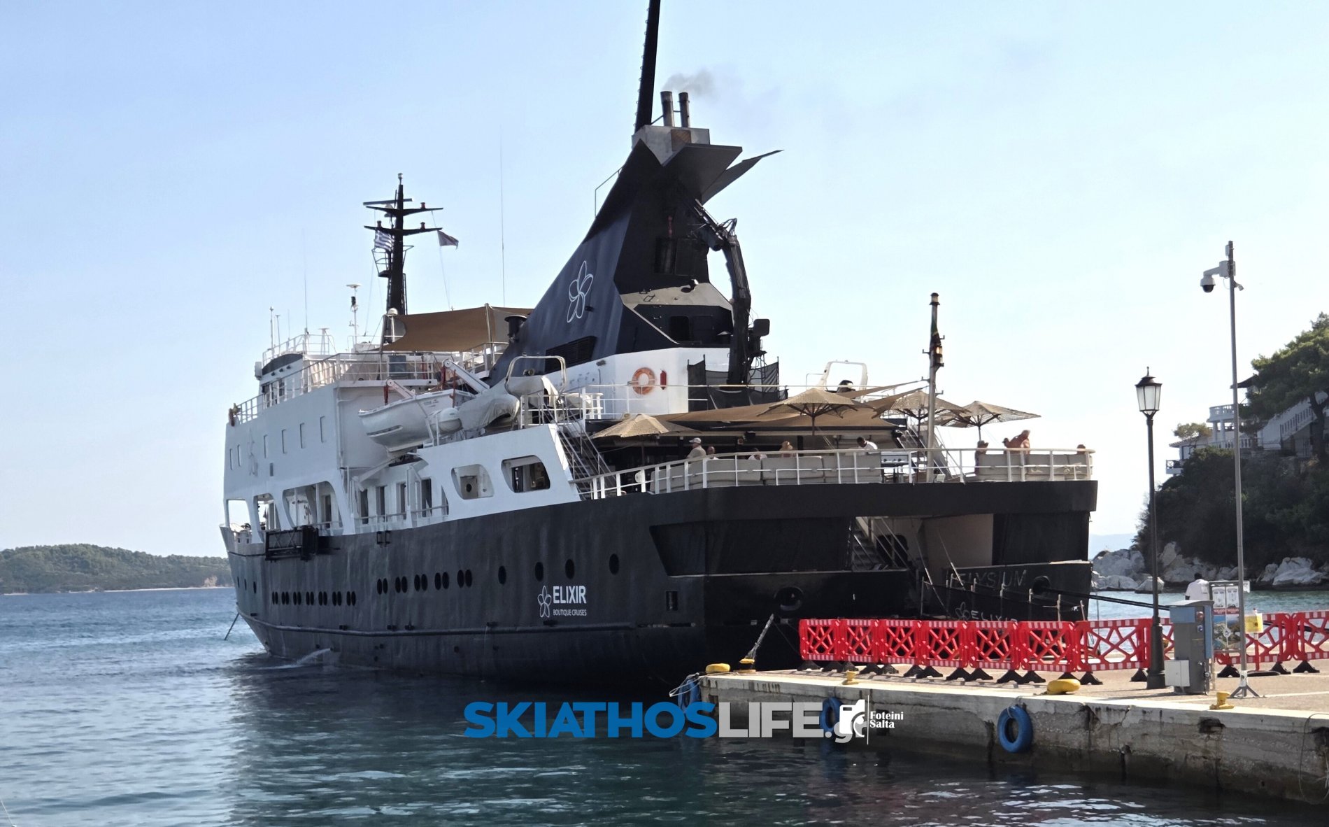 Στη Σκιάθο το εντυπωσιακό boutique κρουαζιερόπλοιο Elysium της Elixir Cruises (φωτο)