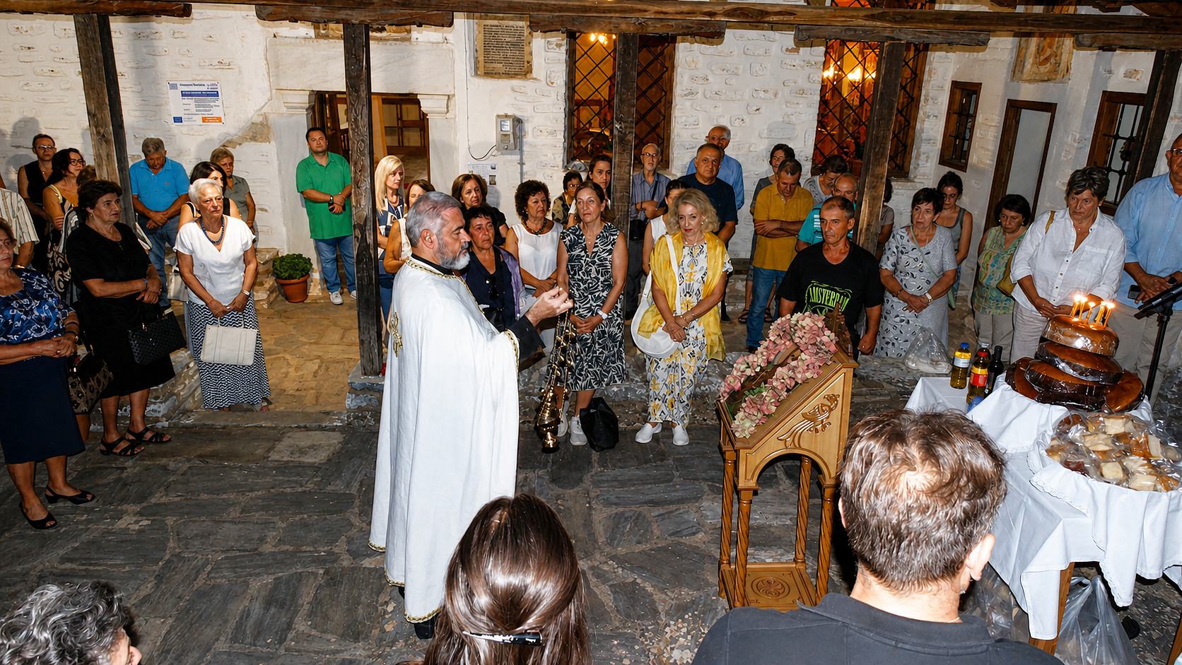 Αναβίωσε και φέτος στον Άγιο Γεώργιο Νηλείας το έθιμο της παραδοσιακής φάβας