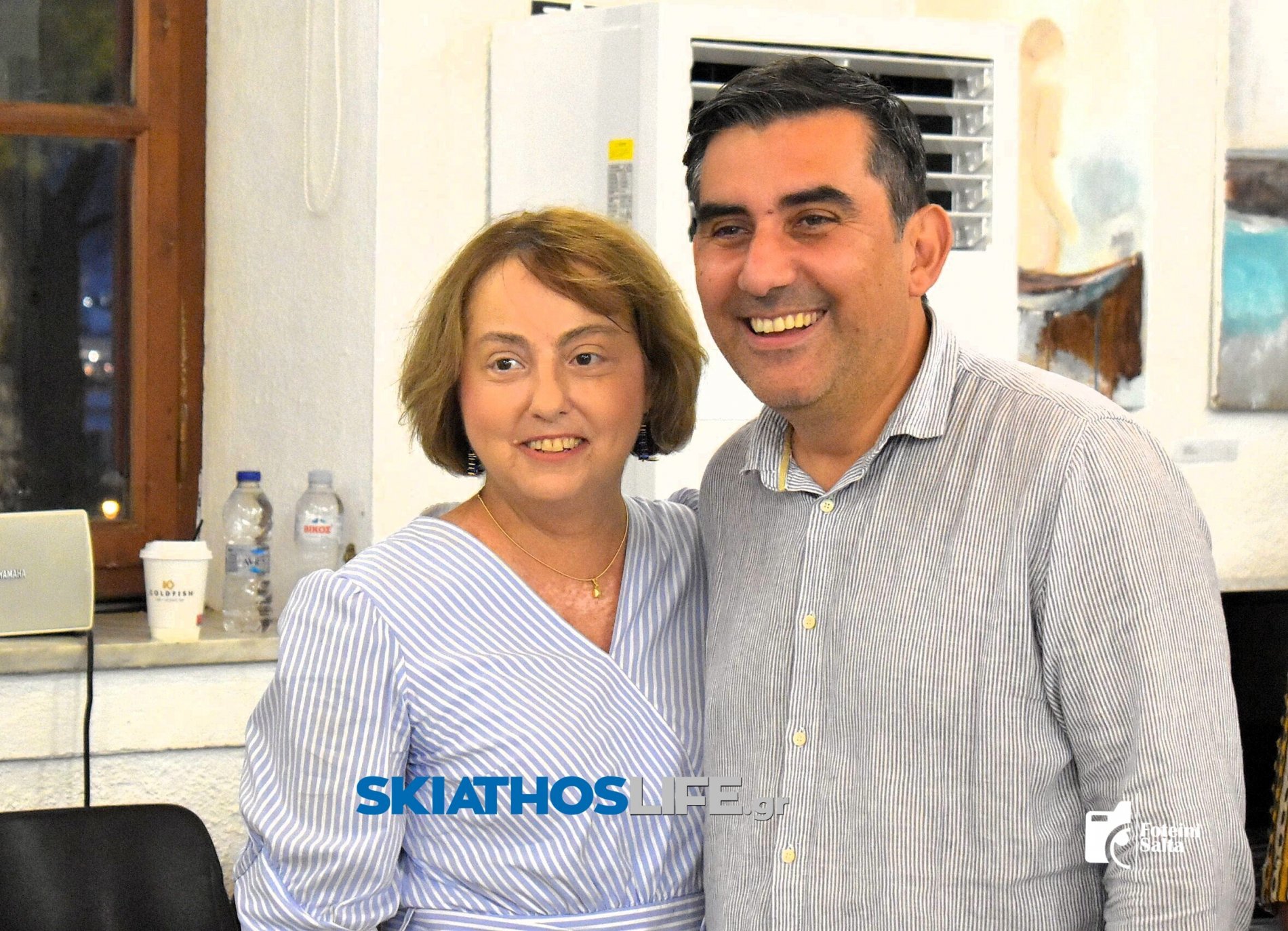 «Ό,τι αφήνει ο χρόνος»: Με πλήθος κόσμου άνοιξε η έκθεση της Ηλιάνας Παλόγου και του Κώστα Ζούχα στο Μπούρτζι (φωτ-video)