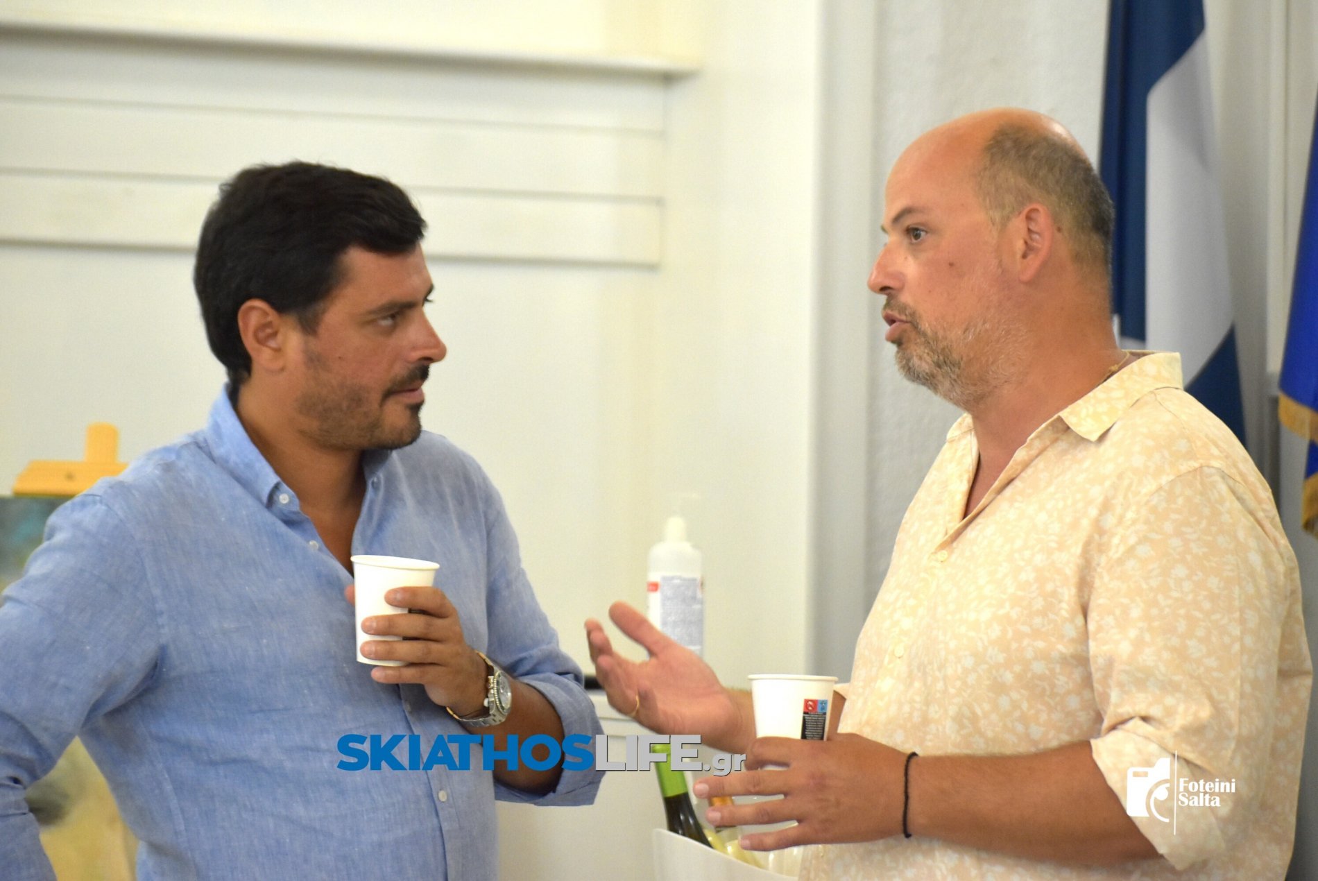 «Ό,τι αφήνει ο χρόνος»: Με πλήθος κόσμου άνοιξε η έκθεση της Ηλιάνας Παλόγου και του Κώστα Ζούχα στο Μπούρτζι (φωτ-video)