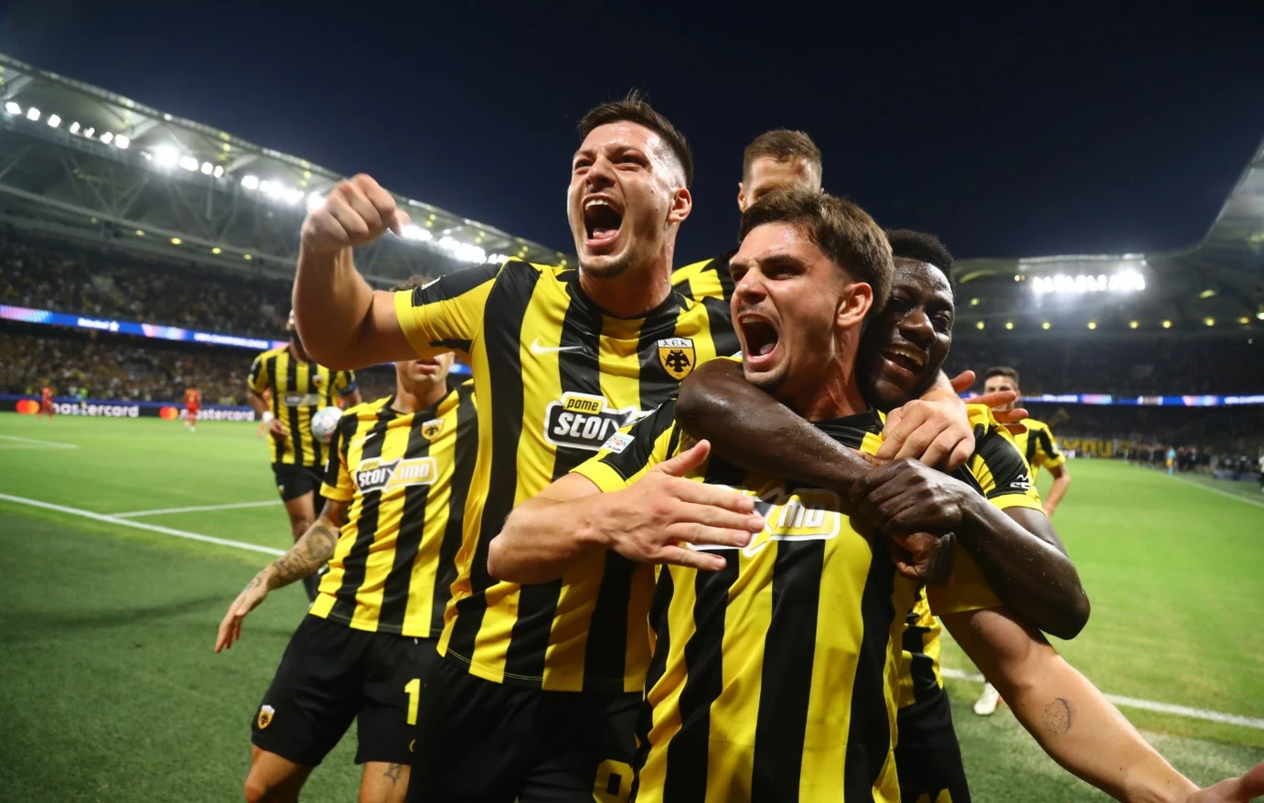 Η ΑΕΚ μπήκε με νίκη στο Champions League: 1-0 τη ΛΑΣΚ Λίντσερ με γκολάρα του Μαρίν