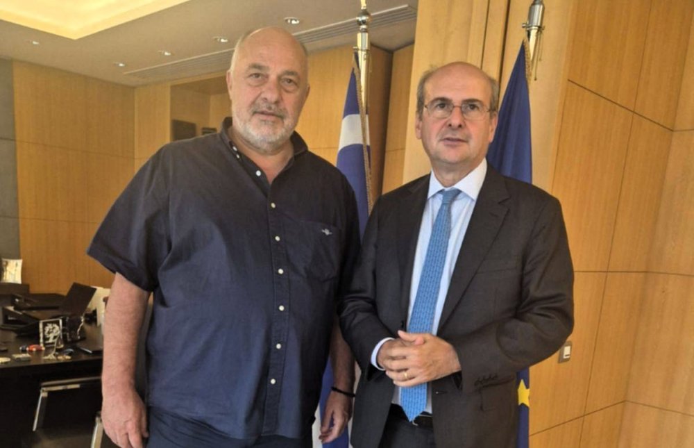 Συνάντηση Χατζηδάκη - Μπέου στην Αθήνα