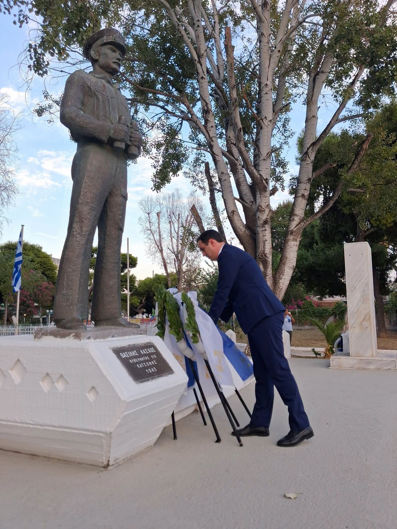 Η Ελευσίνα τίμησε τη μνήμη του Υ/Β «Κατσώνης» και του Κυβερνήτη του, Βασίλη Λάσκου (φωτογραφίες)