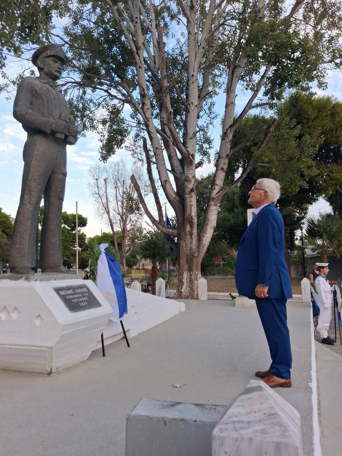Η Ελευσίνα τίμησε τη μνήμη του Υ/Β «Κατσώνης» και του Κυβερνήτη του, Βασίλη Λάσκου (φωτογραφίες)