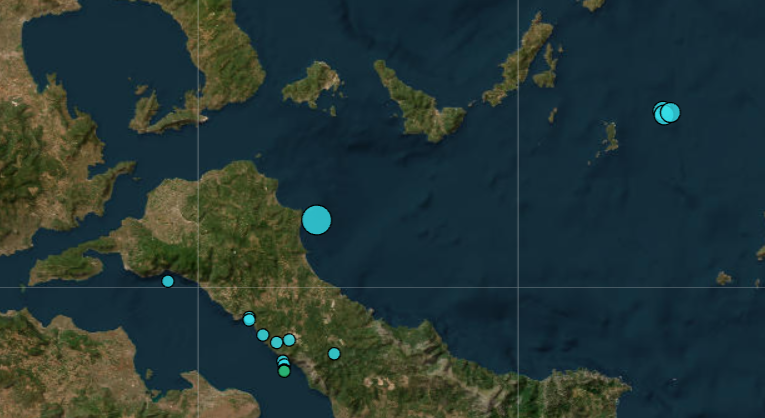 Σεισμός 4,3 Ρίχτερ στην Εύβοια – Αισθητός σε Σποράδες και Βόλο