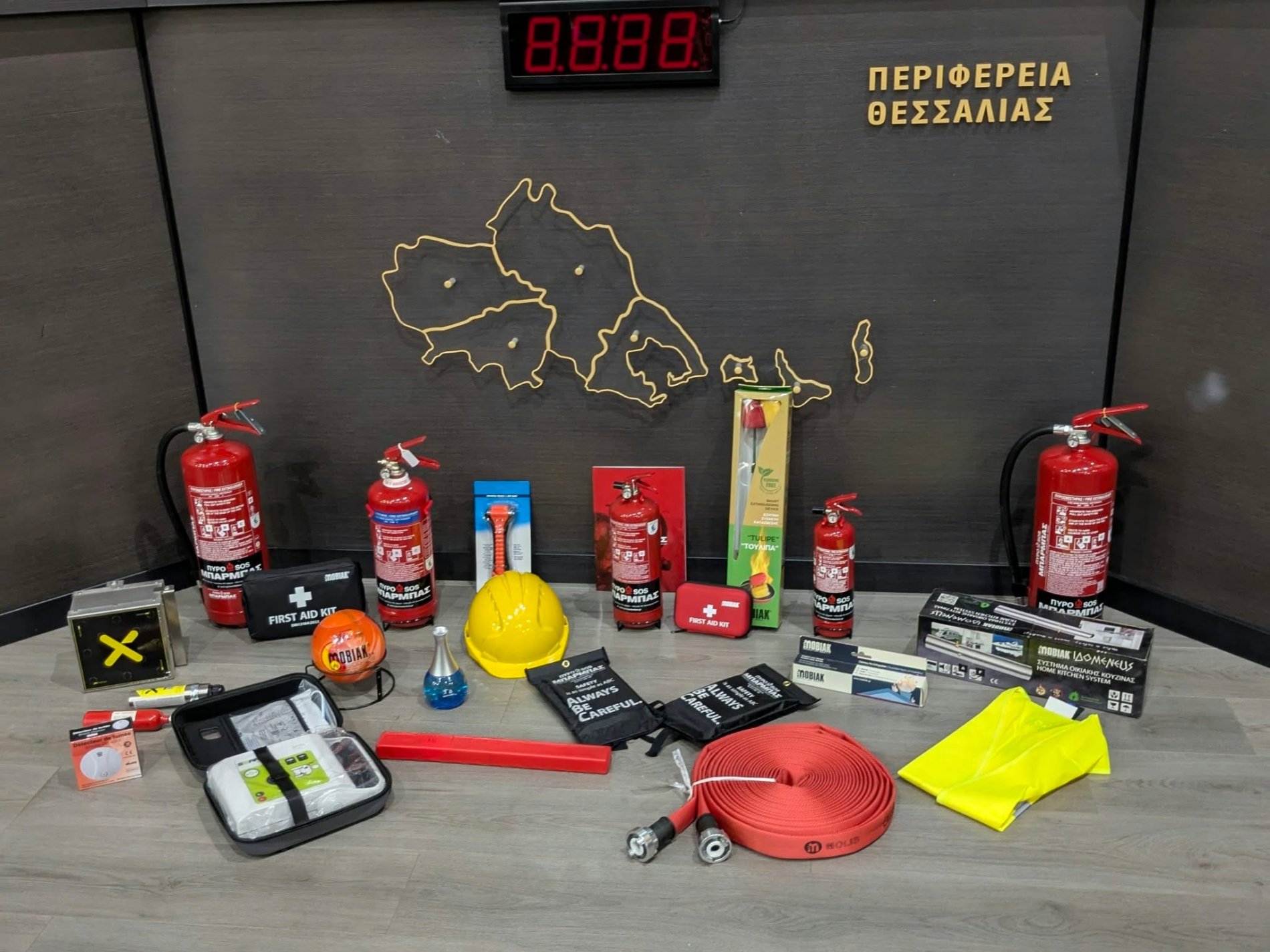 Εκπαίδευση στην πράξη για την πυρασφάλεια στην Περιφέρεια Θεσσαλίας (φωτο)