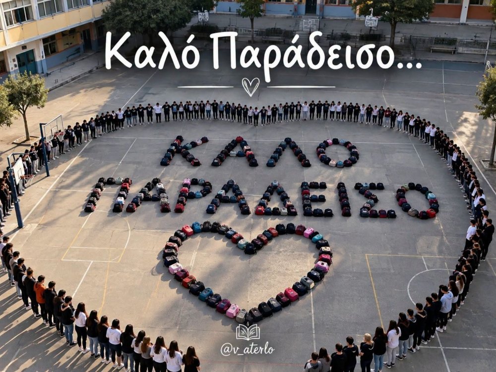 «Καλό Παράδεισο» Συγκινητικός αποχαιρετισμός στην αγαπημένη τους δασκάλα