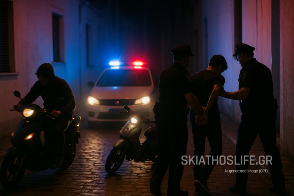 ΣΚΙΑΘΟΣ: Τρεις συλλήψεις το διήμερο από το Α.Τ. Σκιάθου και τριάντα παραβάσεις Κ.Ο.Κ. 