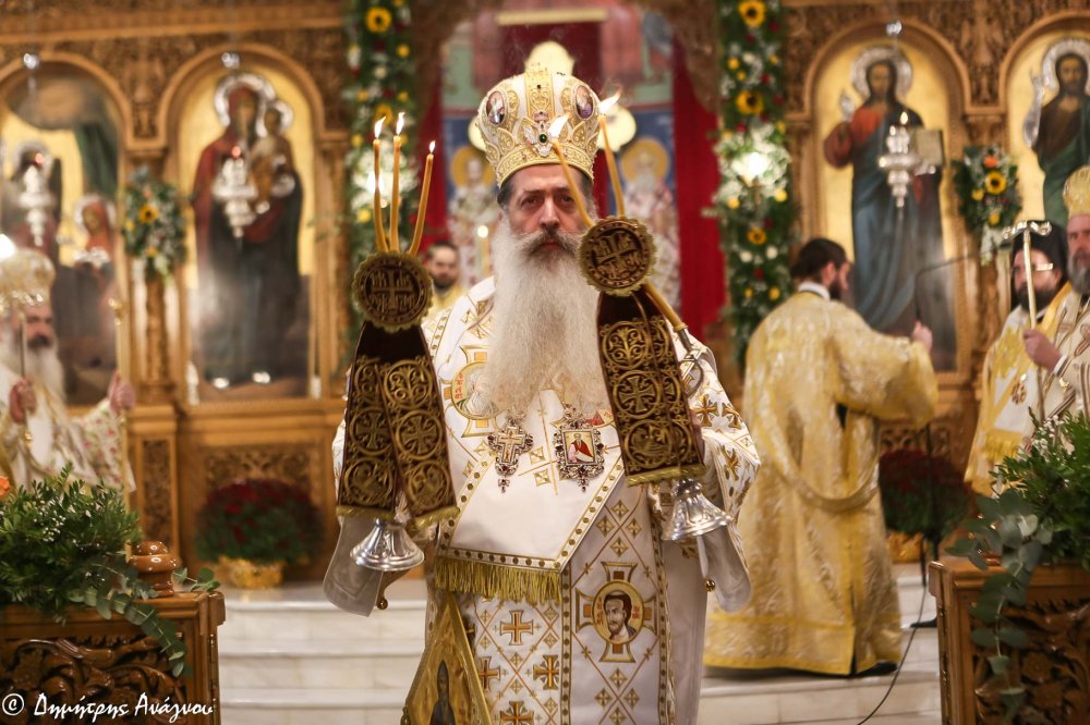 Λαμπρό Πολυαρχιερατικό Συλλείτουργο στη Λαμία για τον Αγ. Συμεών τον Νέο Θεολόγο