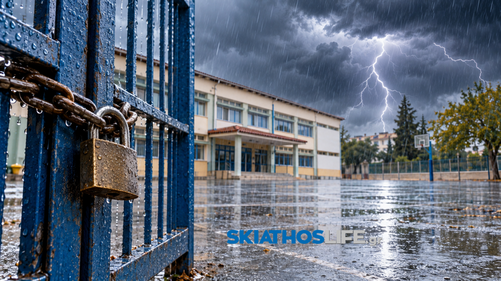 - EKTAKTH ΕΝΗΜΕΡΩΣΗ - ΚΛΕΙΣΤΑ ΟΛΑ ΤΑ ΣΧΟΛΕΙΑ ΣΤΗ ΣΚΙΑΘΟ