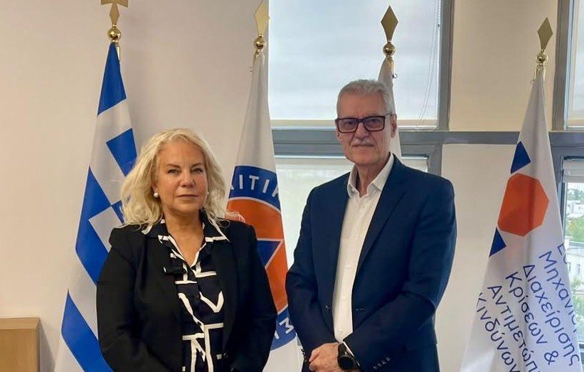 Συζήτηση για την επιχειρησιακή ετοιμότητα και την αντιπλημμυρική προστασία της Μαγνησίας συζήτησαν Τουρνάς - Παπαδημητρίου