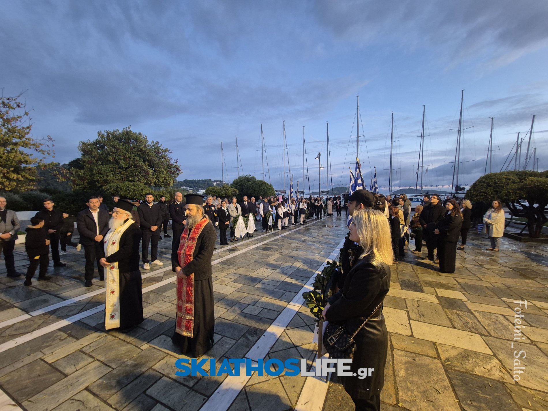 ΣΚΙΑΘΟΣ: Σε πανηγυρικό κλίμα ο εορτασμός της Εθνικής Επετείου του «ΟΧΙ» παρά την κακοκαιρία (video&photo)