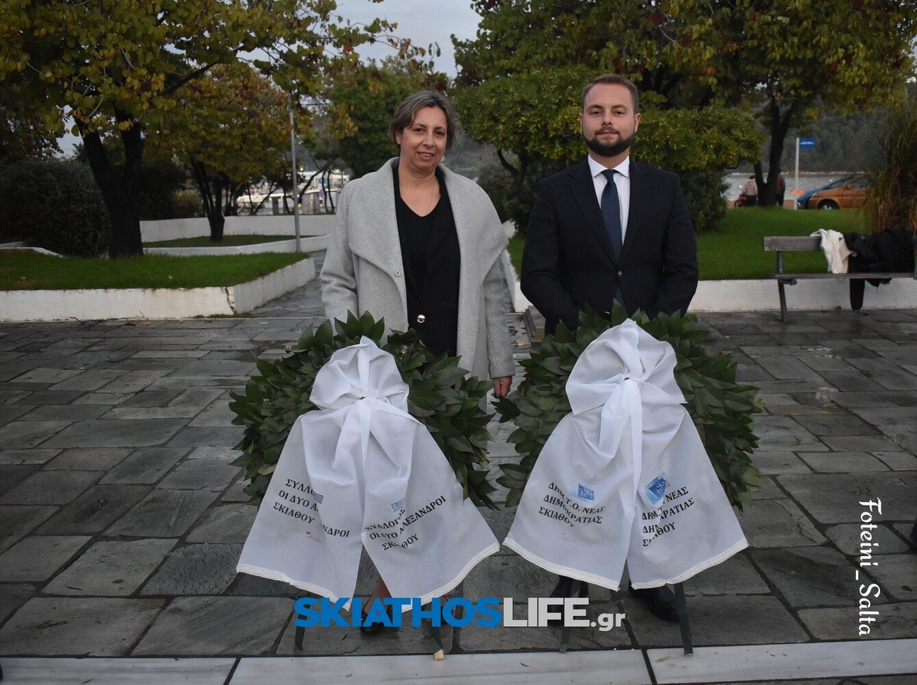 ΣΚΙΑΘΟΣ: Σε πανηγυρικό κλίμα ο εορτασμός της Εθνικής Επετείου του «ΟΧΙ» παρά την κακοκαιρία (video&photo)