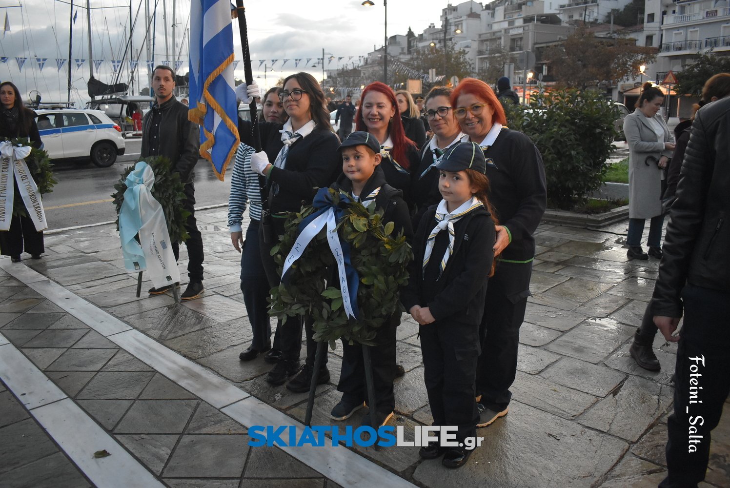 ΣΚΙΑΘΟΣ: Σε πανηγυρικό κλίμα ο εορτασμός της Εθνικής Επετείου του «ΟΧΙ» παρά την κακοκαιρία (video&photo)