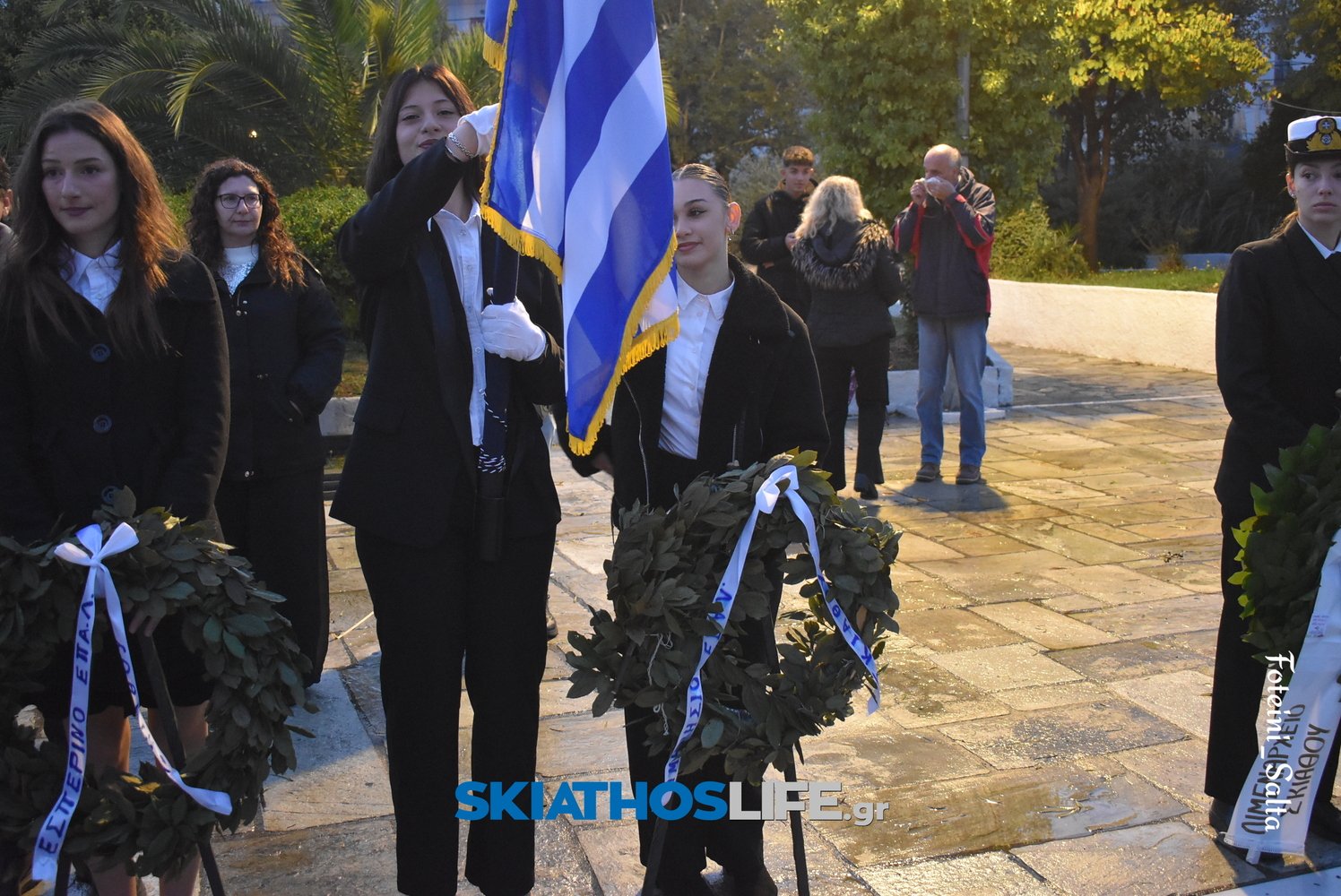 ΣΚΙΑΘΟΣ: Σε πανηγυρικό κλίμα ο εορτασμός της Εθνικής Επετείου του «ΟΧΙ» παρά την κακοκαιρία (video&photo)