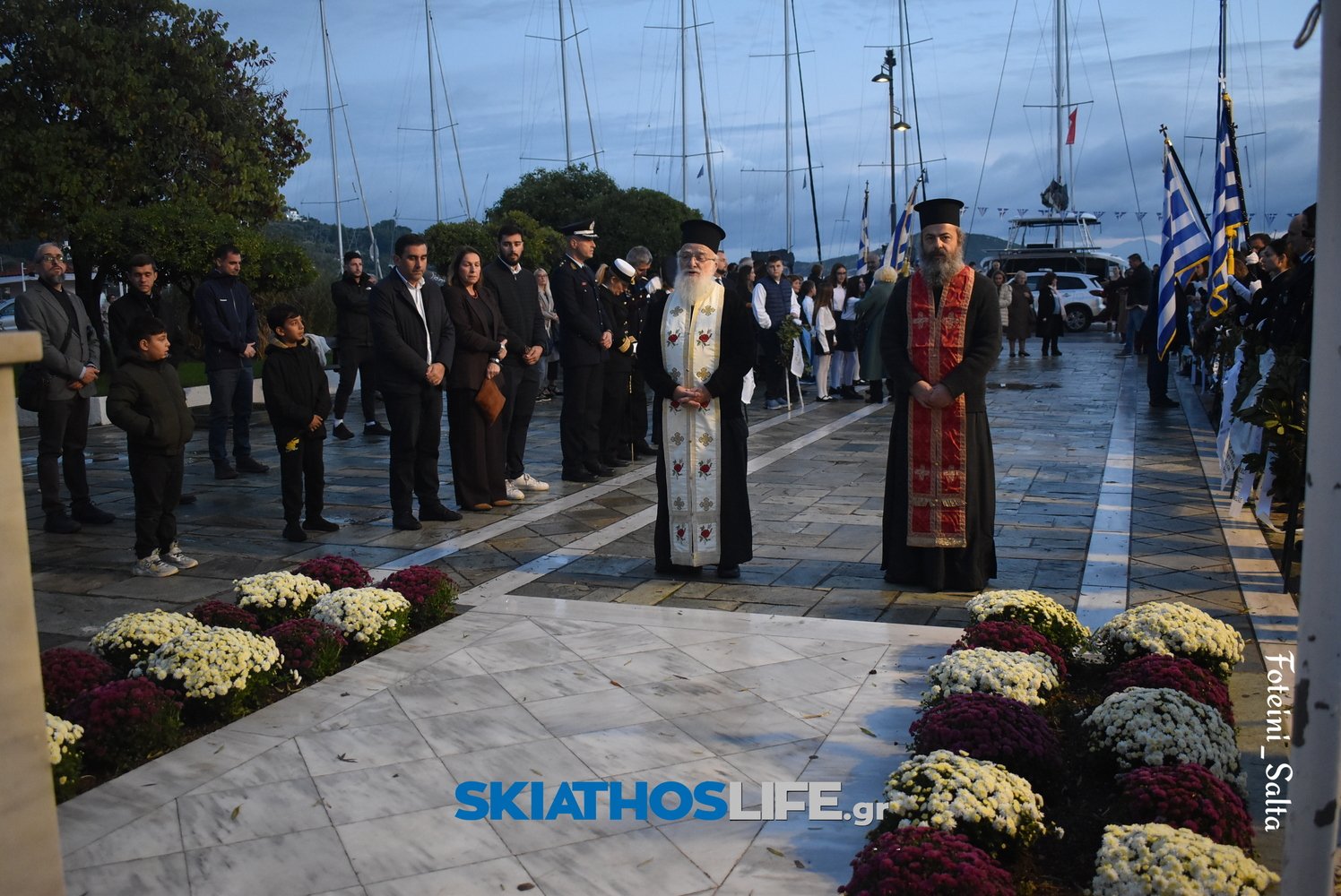 ΣΚΙΑΘΟΣ: Σε πανηγυρικό κλίμα ο εορτασμός της Εθνικής Επετείου του «ΟΧΙ» παρά την κακοκαιρία (video&photo)