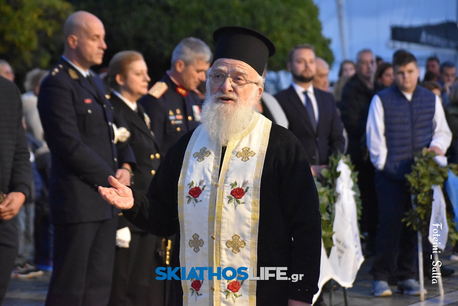 ΣΚΙΑΘΟΣ: Σε πανηγυρικό κλίμα ο εορτασμός της Εθνικής Επετείου του «ΟΧΙ» παρά την κακοκαιρία (video&photo)