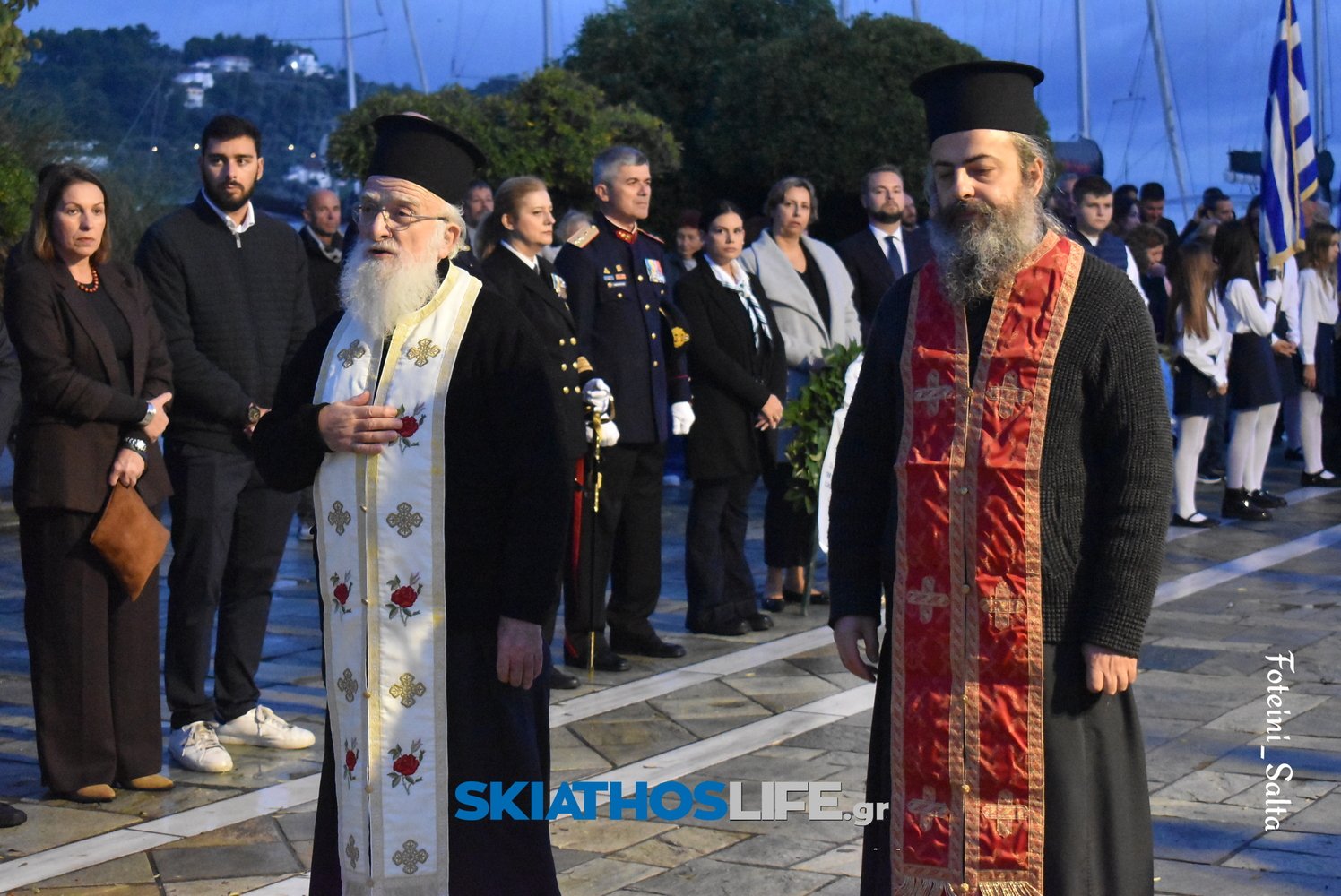 ΣΚΙΑΘΟΣ: Σε πανηγυρικό κλίμα ο εορτασμός της Εθνικής Επετείου του «ΟΧΙ» παρά την κακοκαιρία (video&photo)