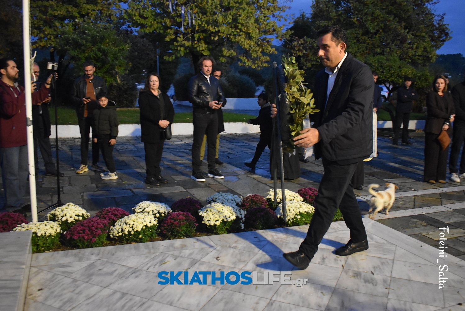 ΣΚΙΑΘΟΣ: Σε πανηγυρικό κλίμα ο εορτασμός της Εθνικής Επετείου του «ΟΧΙ» παρά την κακοκαιρία (video&photo)
