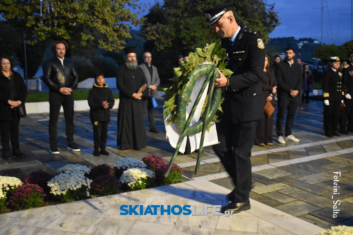 ΣΚΙΑΘΟΣ: Σε πανηγυρικό κλίμα ο εορτασμός της Εθνικής Επετείου του «ΟΧΙ» παρά την κακοκαιρία (video&photo)