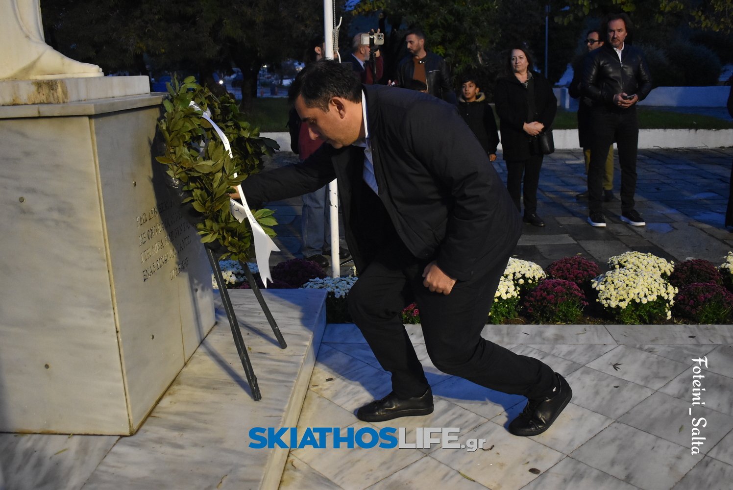 ΣΚΙΑΘΟΣ: Σε πανηγυρικό κλίμα ο εορτασμός της Εθνικής Επετείου του «ΟΧΙ» παρά την κακοκαιρία (video&photo)