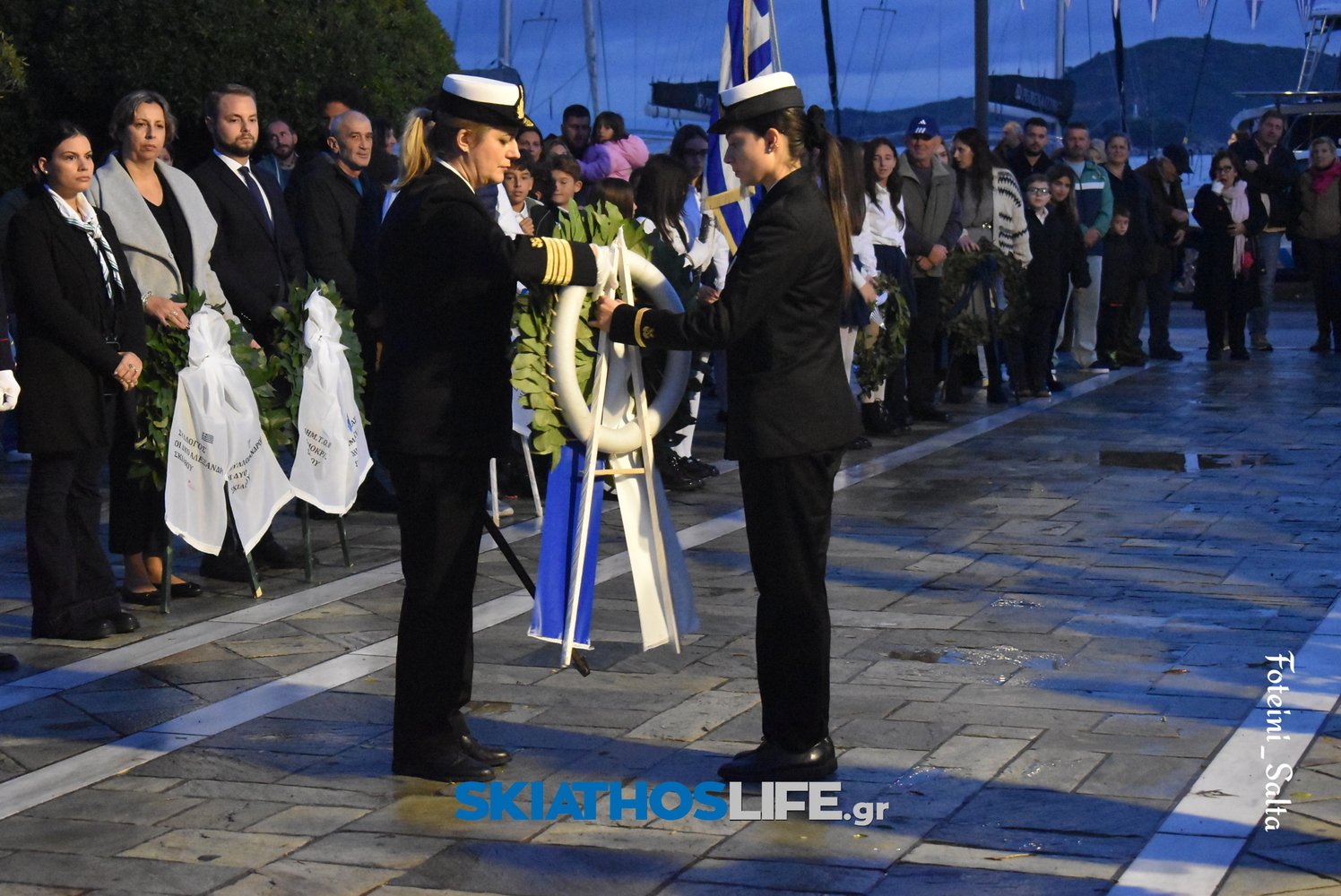 ΣΚΙΑΘΟΣ: Σε πανηγυρικό κλίμα ο εορτασμός της Εθνικής Επετείου του «ΟΧΙ» παρά την κακοκαιρία (video&photo)